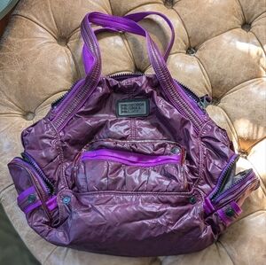 George Gina & Lucy Women's Supertroop Air Shoulder Bag Purple Burgundy